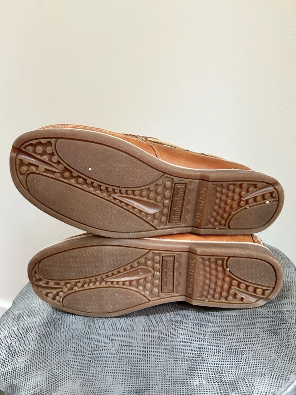 Timberland ~ Kiawah Bay Tan Leather Men’s size 11 Lace-Up Boat Shoes